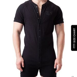 Nasty Pig Black Union Suit Cutoff
